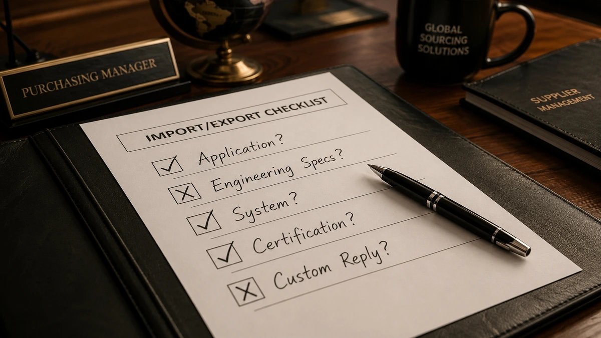 Five screening checkpoints decision matrix for magnetic track lighting supplier evaluation