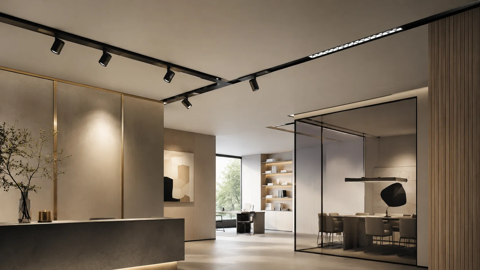 48V magnetic track lighting system for commercial projects and B2B procurement